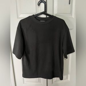 Uniqlo AIRism Cotton Oversized Crew Neck T-Shirt